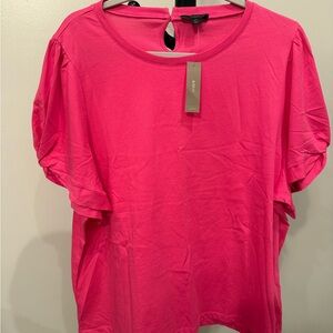 J. Crew Vibrant Pink Short Sleeve Tee